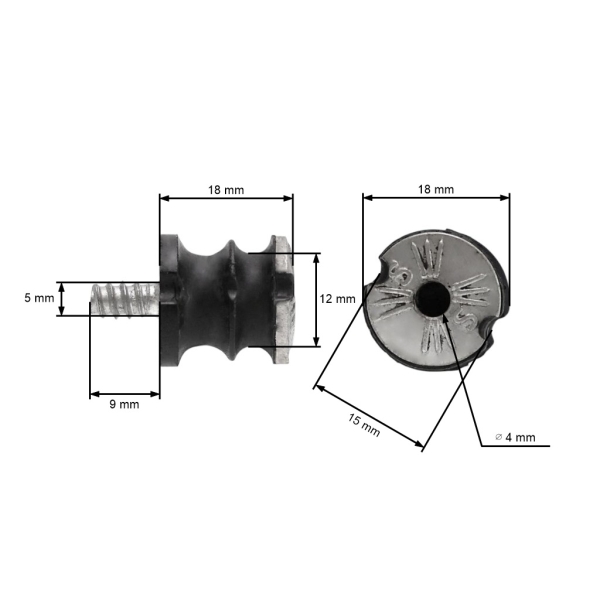 Amortyzator do pił łańcuchowych Husqvarna 61 266 268 272 268 K 272 K Jonsered 625 630 670 (OEM 501699401)