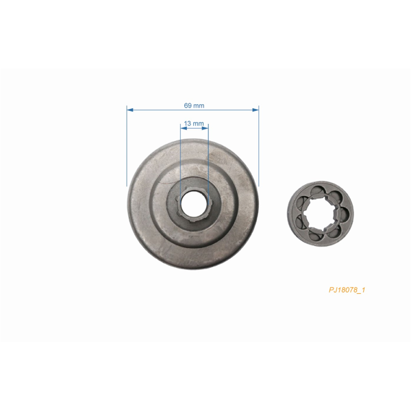 Bęben sprzęgła 3/8"7 zębów do pił łańcuchowych Stihl 017 018 021 023 025 MS170 MS180 MS210 MS211 MS230 MS250 (OEM 11236402072 11236402003)