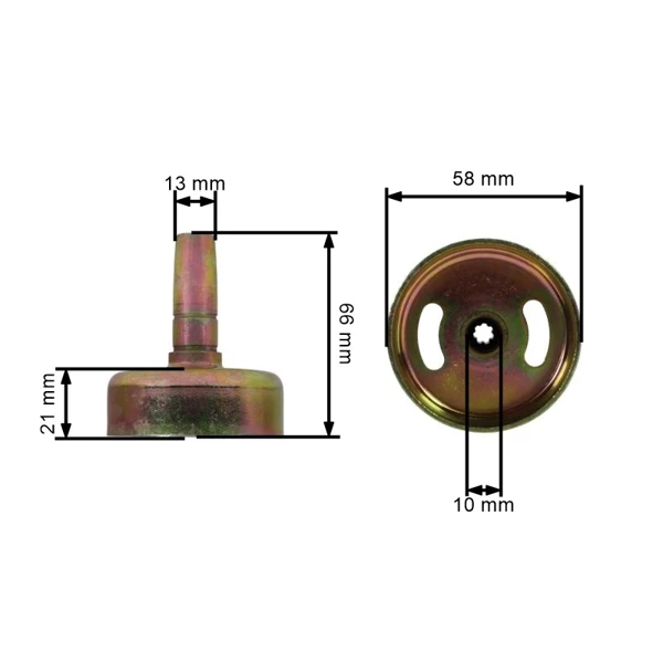 Bęben sprzęgła 7T do kos spalinowych CG260 o pojemności silnika 26 cm3
