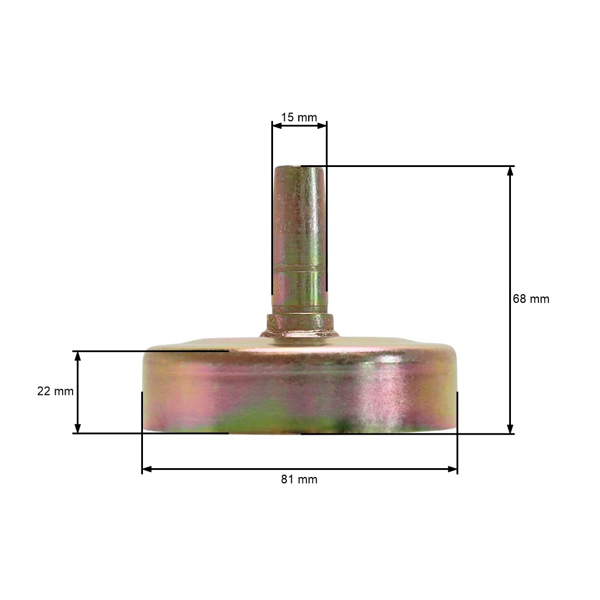 Bęben sprzęgła do kos spalinowych chińskich i kos spalinowych z marketów hobbystycznych na wale z 9 zębami