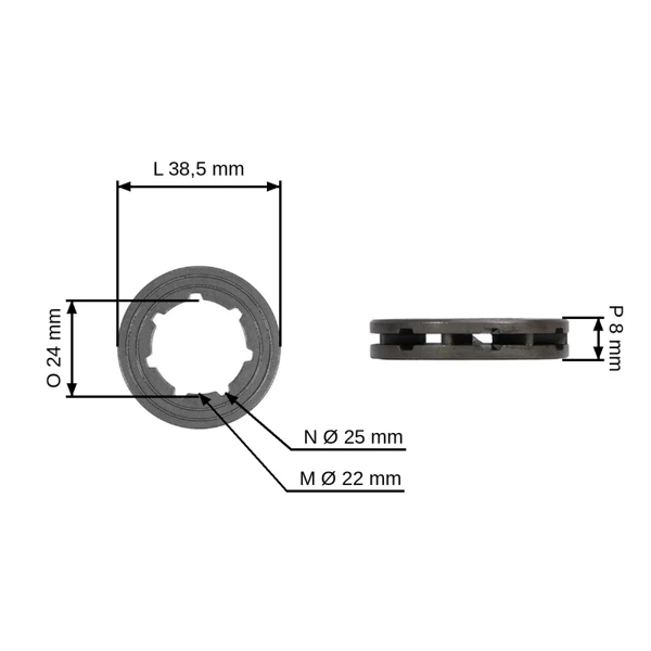 Bęben sprzęgła HS PARTS 1/4