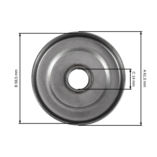 Bęben sprzęgła HS PARTS 3/8" 6 zębów do pił łańcuchowych Solo 605 606 (ze sprzęgłem 58 mm) 632 634 (OEM 6900595)