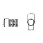Bęben sprzęgła HS PARTS 3/8" 6 zębów do pił łańcuchowych Solo 605 606 (ze sprzęgłem 58 mm) 632 634 (OEM 6900595)
