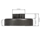Bęben sprzęgła HS PARTS 3/8" 6 zębów do pilarek Homelite XLMINI SLX MINI A0 190 5240 200 XL-101 XL XL2 180 SUPER2 VI SUPER2 192 (OEM A95653C)