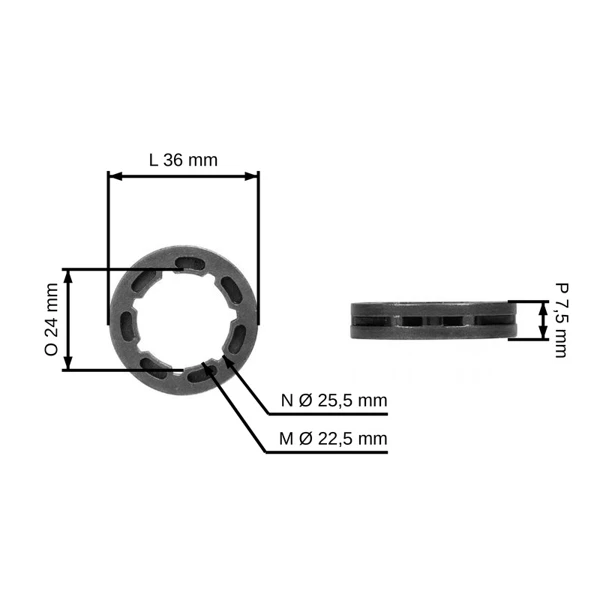 Bęben sprzęgła HS PARTS 3/8