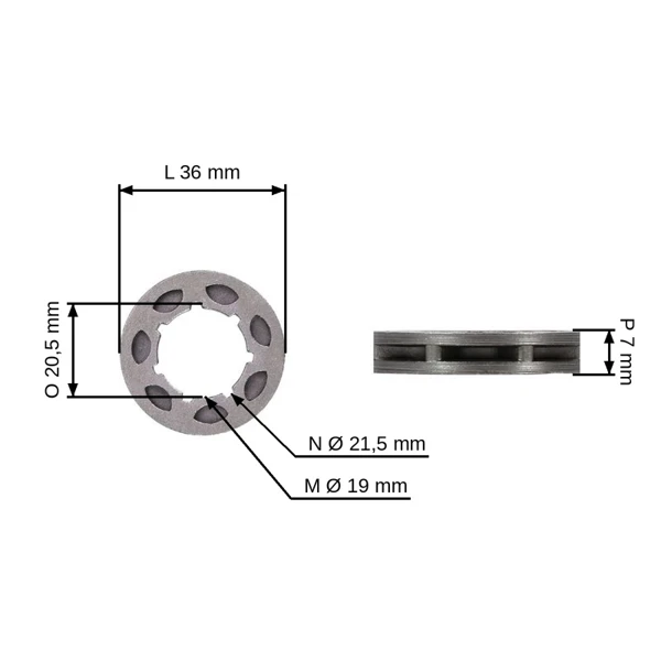 Bęben sprzęgła HS PARTS 3/8