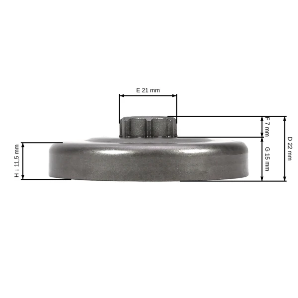 Bęben sprzęgła HS PARTS 3/8