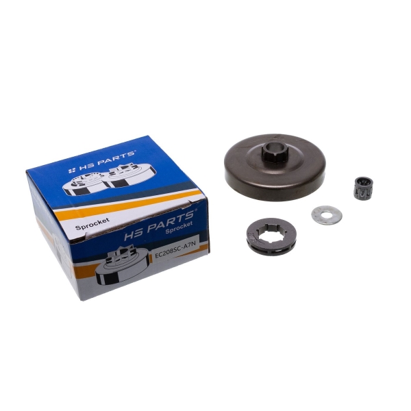 Bęben sprzęgła HS PARTS 3/8" 7 zębów do pił łańcuchowych Echo CS550 CS610 CS510 CS451 CS451VL CS452 CS500