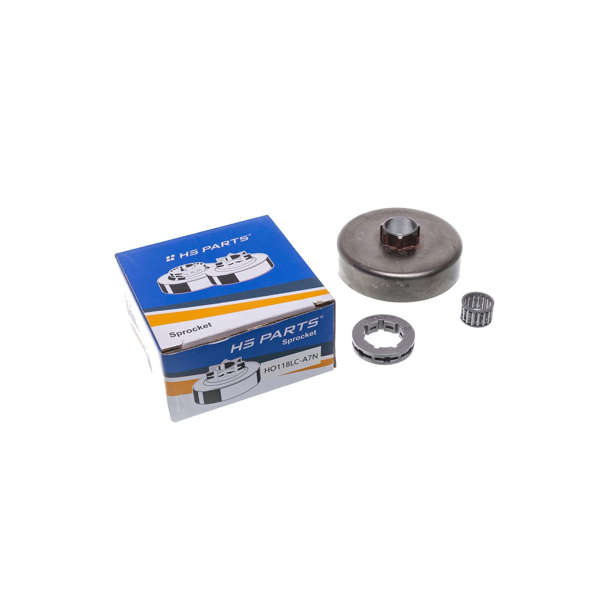Bęben sprzęgła HS PARTS 3/8" 7 zębów do pił łańcuchowych Homelite VI125 XL100 XL102 XL103 XL104 XL112 XL114 XL122 XL123 XL76 330 350 350HG 360 410 VI123 (OEM A97056)