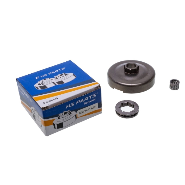 Bęben sprzęgła HS PARTS 3/8" 7 zębów do pił łańcuchowych Husqvarna 362 365 365X-TORQ 371XP 372XP 575XP Jonsered 2071W 2163 2165 2171 CS2163 CS2165 CS2166 (OEM 503932471)