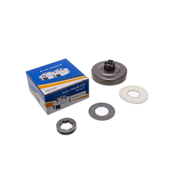 Bęben sprzęgła HS PARTS 3/8" 7 zębów do pił łańcuchowych Husqvarna 77 160 163 180 260 263 280 380 480 (OEM 501255901)