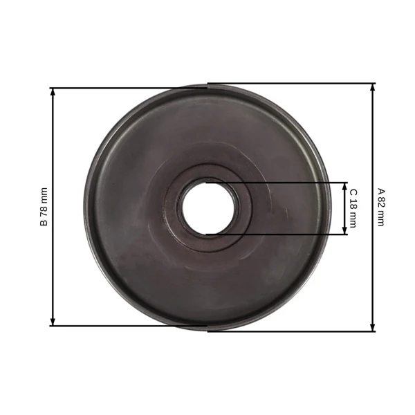 Bęben sprzęgła HS PARTS 3/8" 7 zębów do pił łańcuchowych OLEO-MAC Oleomac Olympyk 970 971 980 981 985 HD GS720 GS 820 John Deere CS71 CS81 (OEM 97000207)