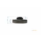 Bęben sprzęgła HS PARTS 3/8" 7 zębów do pił łańcuchowych OLEO-MAC Oleomac Olympyk 970 971 980 981 985 HD GS720 GS 820 John Deere CS71 CS81 (OEM 97000207)