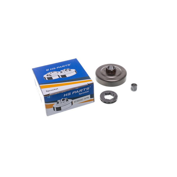 Bęben sprzęgła HS PARTS 3/8" 7 zębów do pilarek Stihl 009 009Q 010 010AVEQ 010AVQ 011AVEQ 012 (OEM 11206402005)