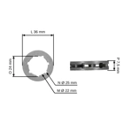 Bęben sprzęgła HS PARTS 3/8" 7 zębów do pilarek Stihl 050 051 076 075