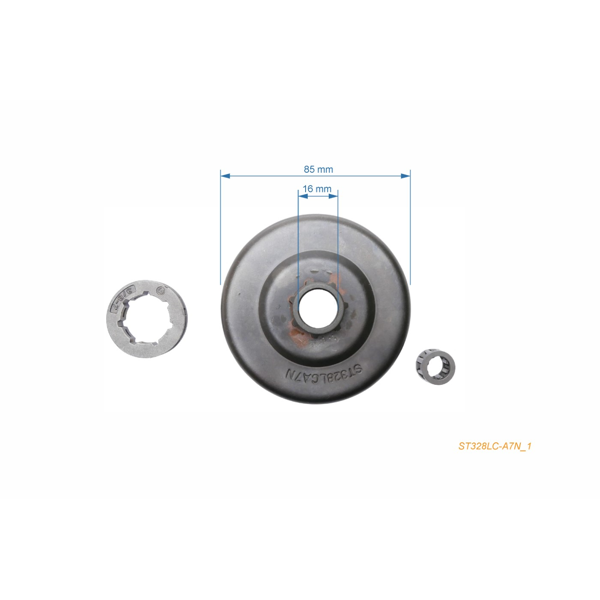 Bęben sprzęgła HS PARTS 3/8" 7 zębów do pilarek Stihl 064 066 MS640 MS650 MS660 (11220071002)