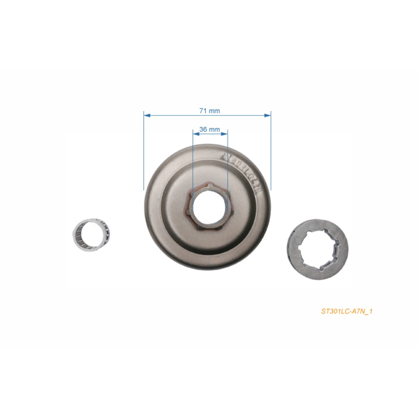Bęben sprzęgła HS PARTS 3/8" 7 zębów do pilarek Stihl 07S 08 S10