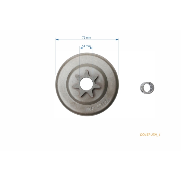Bęben sprzęgła HS PARTS .325" 7 zębów do pił łańcuchowych Dolmar 100 102 33 34 340 341 342 344 400 401 410 411 Makita DCS34 DCS340 DCS341 DCS401 DCS4300 DCS5200I DCS5201