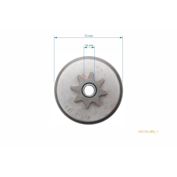 Bęben sprzęgła HS PARTS .325" 8 do pił łańcuchowych Homelite 240 240S 245 (OEM A97056)