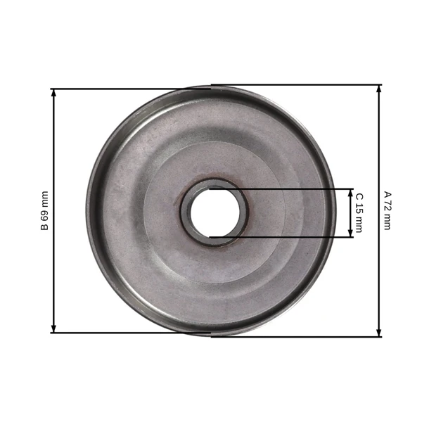 Bęben sprzęgła HS PARTS .325" 8 zębów do pił łańcuchowych OLEO-MAC Oleomac Olympyk 250 251 252 254 350 (przed 1988) 355 50A Blitz Super 250 (OEM 4900159)