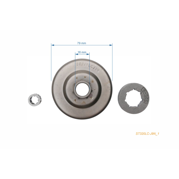 Bęben sprzęgła HS PARTS .325"9 zębów do pilarek Stihl 044 046 MS341 MS361 MS440 MS460