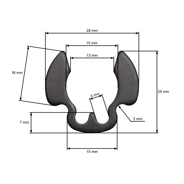 Blokada osi koła Seger do ciągników ogrodowych Husqvarna Partner Jonsered McCulloch Poulan Craftsman Weed Eater Ryobi (OEM 12000029 T5304-75 8120000-29)