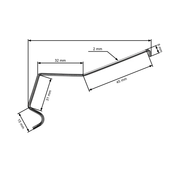 Cięgno gazu do pił łańcuchowych Stihl 034 036 MS340 MS360 (OEM 11251821502)
