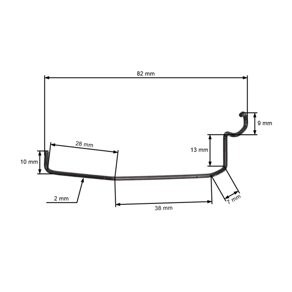 Cięgno gazu do pił łańcuchowych Stihl MS341 MS361 (OEM 11351821500)