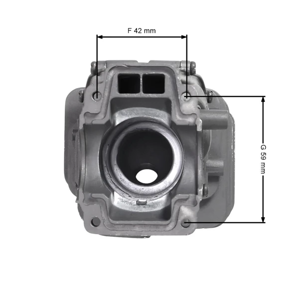 Cylinder kompletny z tłokiem HS PARTS do pił łańcuchowych Husqvarna 135 135E 140 140E 435 435E 440 440E Jonsered CS2240 CS2240 IICS2240 S II 41 mm (OEM 504735101)