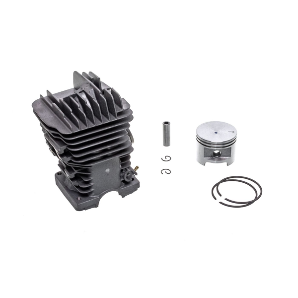 Cylinder kompletny z tłokiem HS PARTS do piły łańcuchowej Stihl 039 MS390 49 mm (OEM 11270201216)