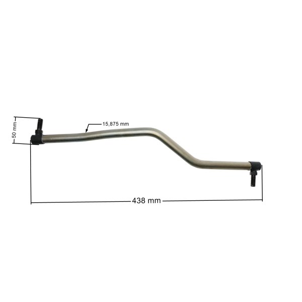 Drążek kierowniczy lewy do ciągników ogrodowych Husqvarna Jonsered McCulloch Flymo Partner Weedeater Craftsman (OEM 532194740)