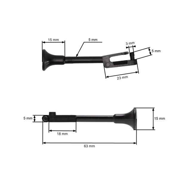 Drążek ssący do chińskich pił łańcuchowych i pił z rynku hobbystycznego z silnikiem 38cc