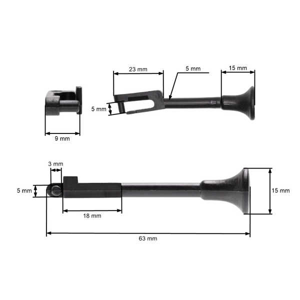 Drążek ssący do chińskich pił łańcuchowych i pił z rynku hobbystycznego z silnikiem 38cc