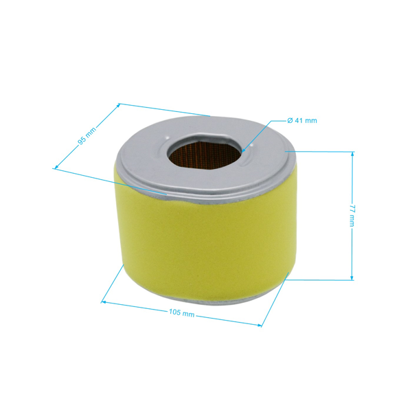 Filtr HS Parts Air 102 mm x 89 mm x 77 mm do silników Honda GX240 GX270 Moc 8.0PS - 9.0PS (OEM 17210ZE2822 17210-ZE2-505 17210-ZE2-822 17210-ZE2-515)