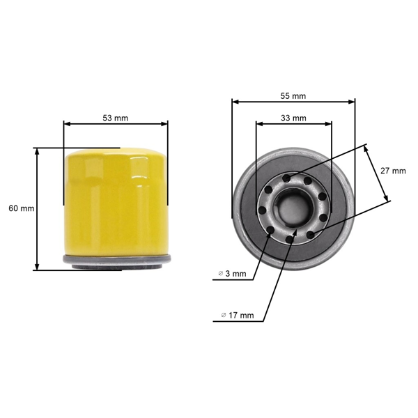 Filtr oleju do silników Briggs & Stratton 800E 850EX 875EX (OEM 795990)