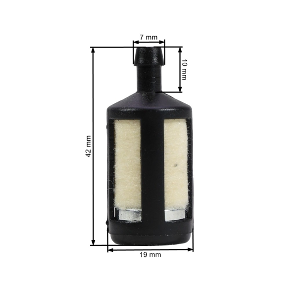Filtr paliwa do pilarek, kos spalinowych i innego sprzętu ogrodniczego