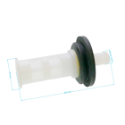 Filtr paliwa do pilarek, kos spalinowych i innego sprzętu ogrodniczego