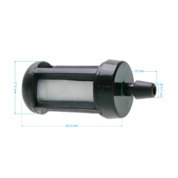 Filtr paliwa do pilarek, kos spalinowych i innego sprzętu ogrodniczego