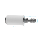 Filtr paliwa do pilarek, kos spalinowych i innego sprzętu ogrodniczego