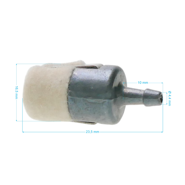 Filtr paliwa do pilarek, kos spalinowych i innego sprzętu ogrodniczego