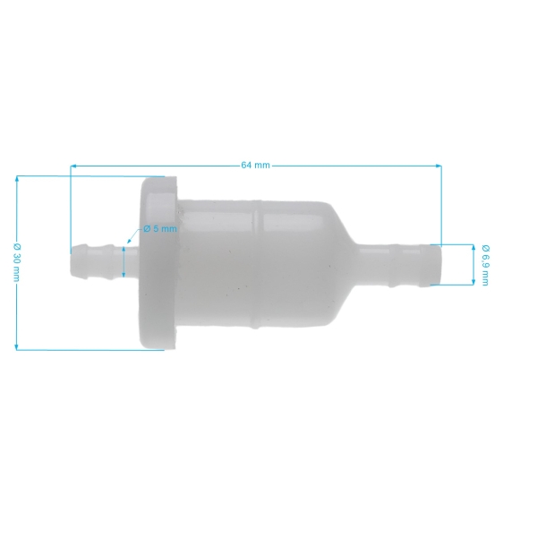 Filtr paliwa do silników Honda GX620 GX670 (OEM 16910-ZE8-015)