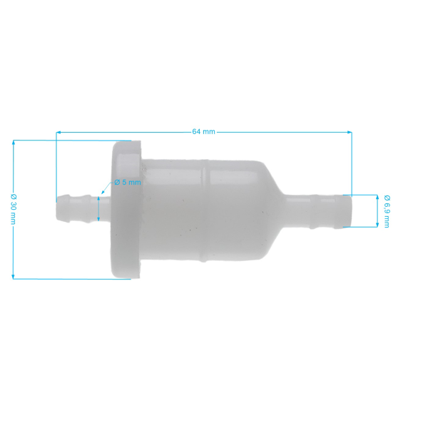 Filtr paliwa do silników Honda GX620 GX670 (OEM 16910-ZE8-015)