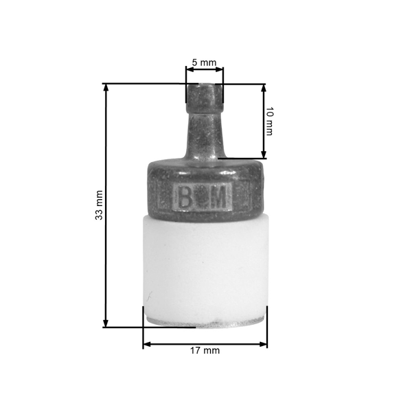 Filtr paliwa typu Walbro do pilarek, kos spalinowych i innego sprzętu ogrodniczego