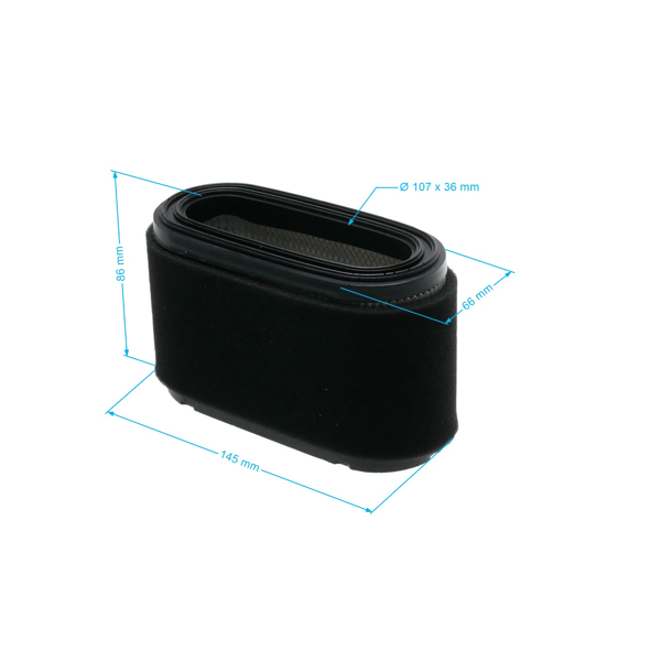 Filtr powietrza 135 mm x 86 mm x 61 mm do silników Alpina Mountfield GGP Stiga (OEM 118551406/0)