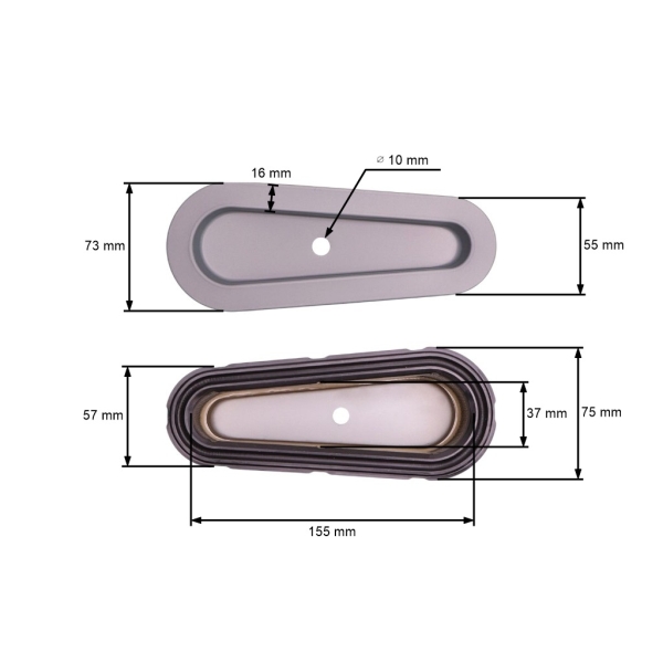 Filtr powietrza 180 mm x 70 mm x 60 mm do silników Briggs & Stratton o mocy 8,5–11,0 KM (OEM 493910 691667)
