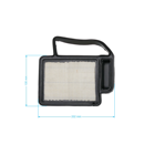 Filtr powietrza 204 mm x 137 mm x 35 mm do silników Kohler Husqvarna Toro (OEM 531029501 2008302-S)