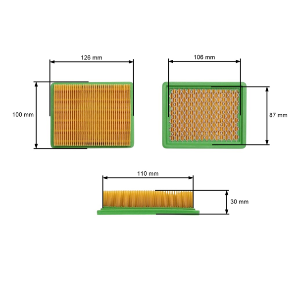 Filtr powietrza do chińskich modeli pił łańcuchowych i kosiarek hobbystycznych DAYE DG 600 DG 450 (OEM GNDG600-117)