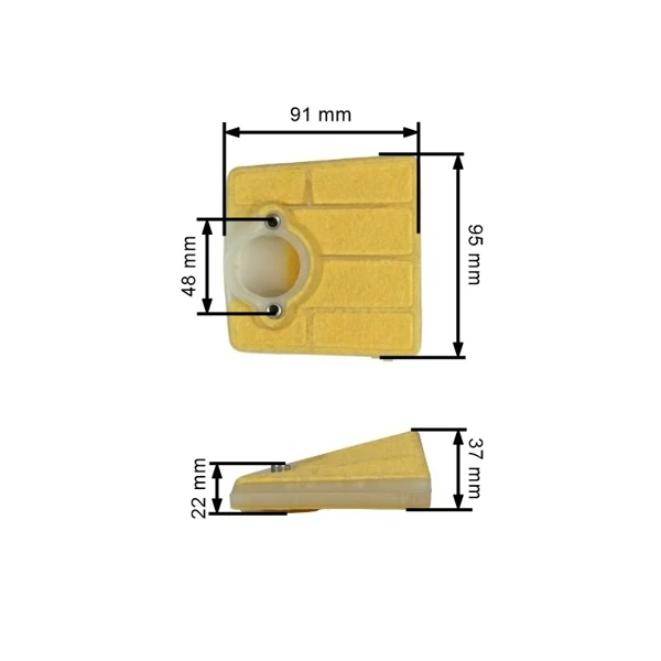 Filtr powietrza do pił łańcuchowych Husqvarna 61 66 266 281 281XP 288 288XP (OEM 501807105)