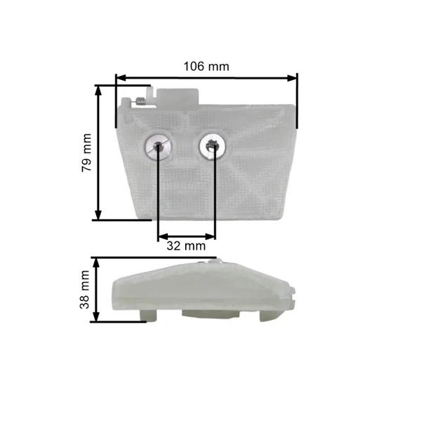 Filtr powietrza do pił łańcuchowych Stihl 038 MS380 MS381 (OEM 11191201607)