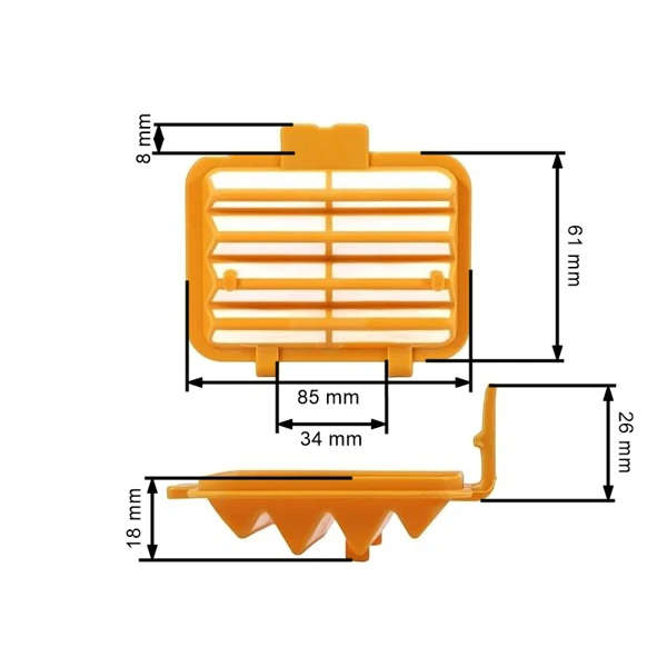 Filtr powietrza do pilarek Husqvarna 130 135 MARK II (OEM 588229301)
